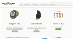 Desktop Screenshot of ninthdegreeherbals.com